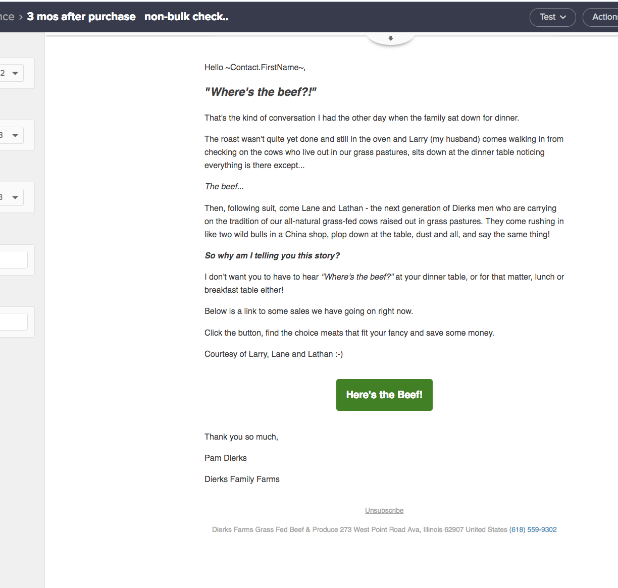 Small Business of the Year, Dierks Farms managed by Daniel Bussius Consulting