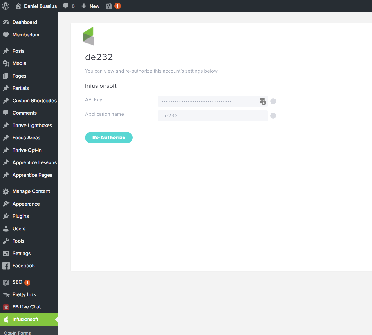how to set up infusionsoft wordpress plug-in