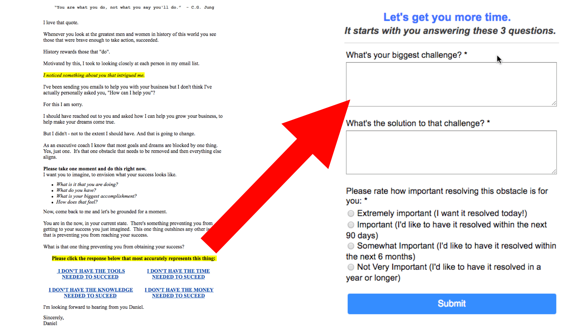 Gain More Sales By Marketing with Psychology-email request