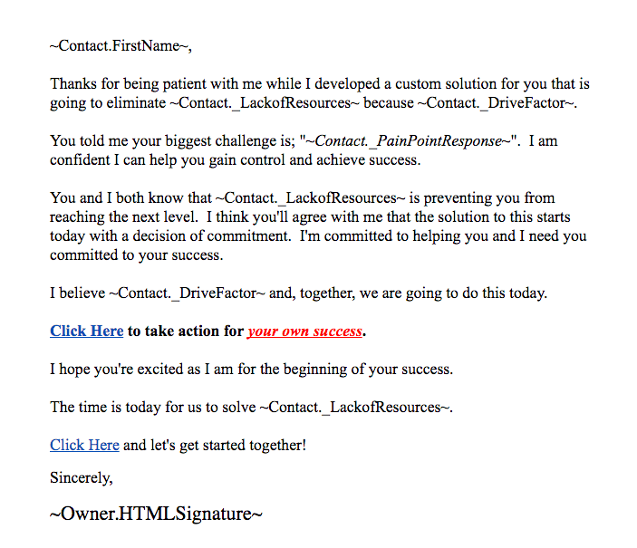 Gain More Sales By Marketing with Psychology-thank you email