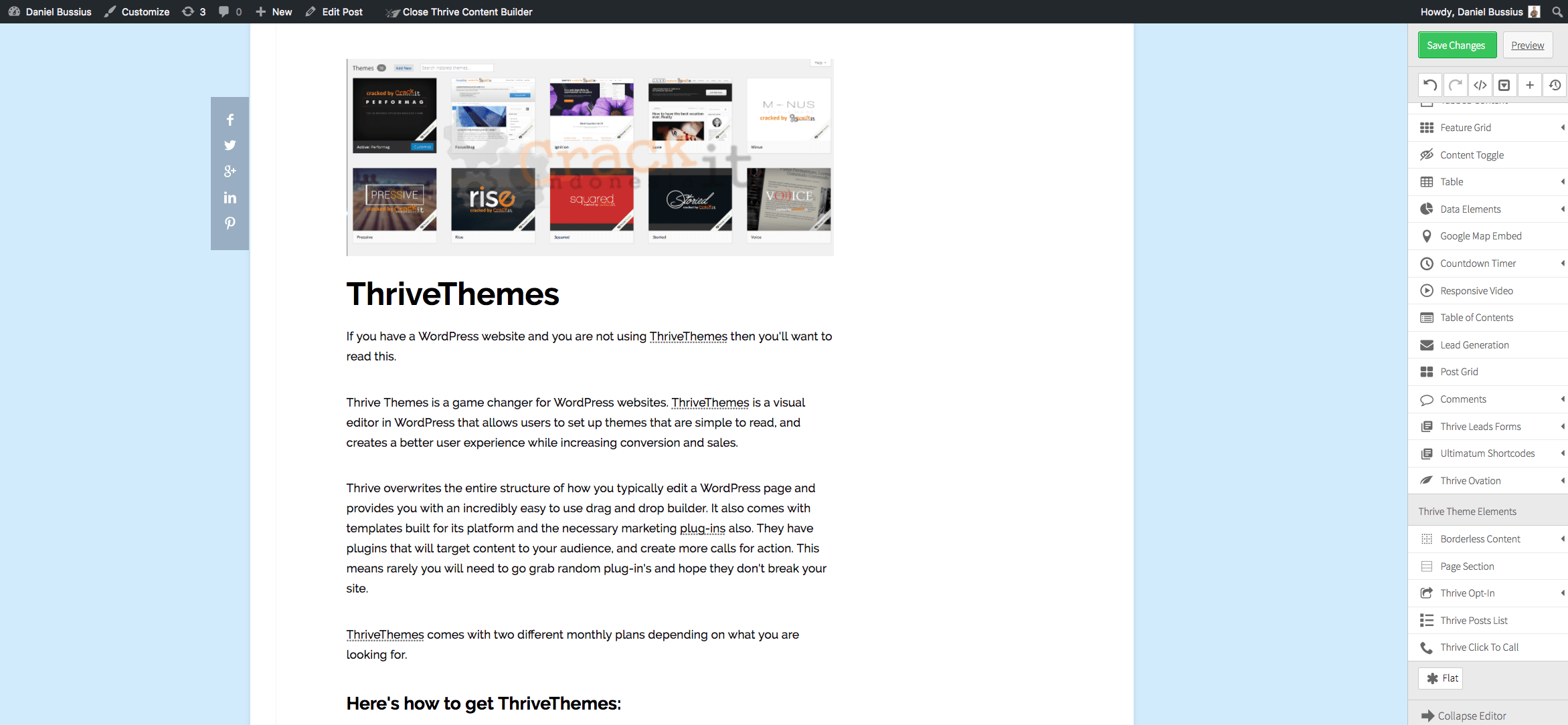 tools the pros use-Thrive Content Builder
