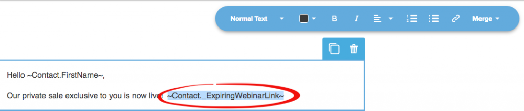 grab custom field link infusionsoft - daniel bussius