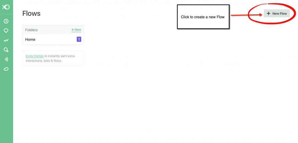 How to Create A Facebook Bot Integrated With Infusionsoft_Create A Flow