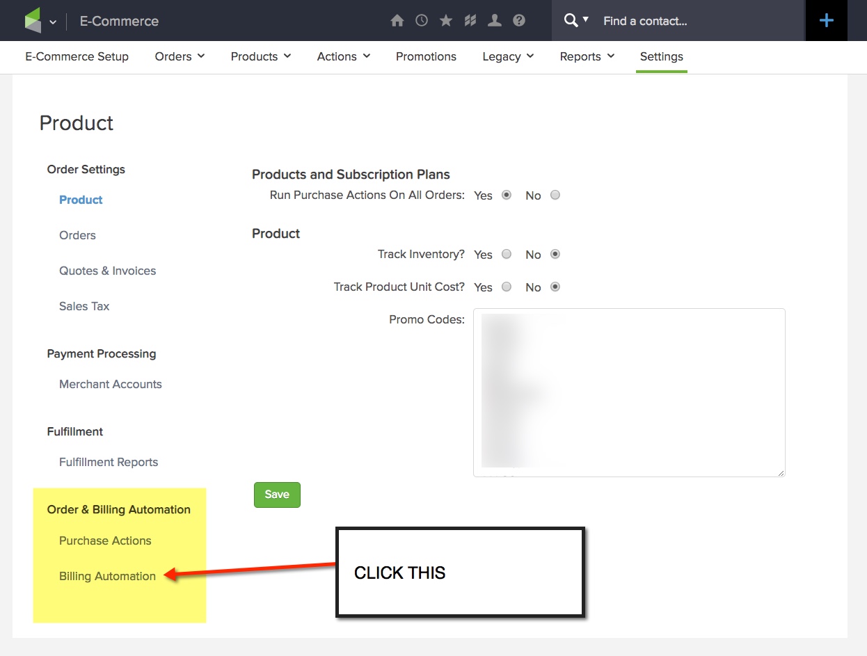 One click purchasing - How to get to billing automation