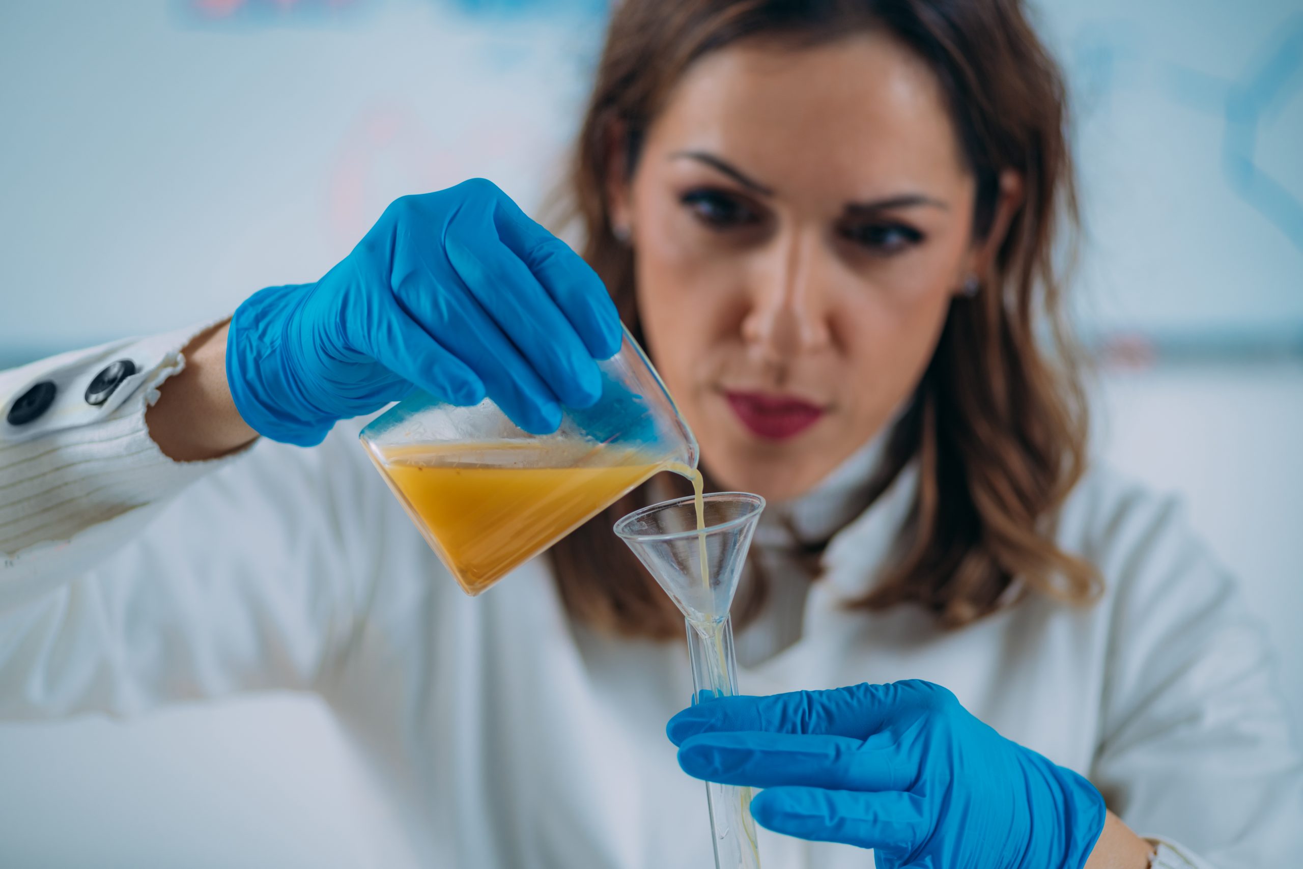 funnel image of woman using funnel symbolizing marketing fails